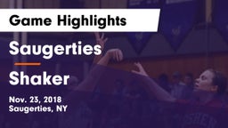 Saugerties  vs Shaker  Game Highlights - Nov. 23, 2018