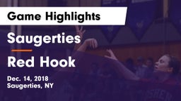 Saugerties  vs Red Hook  Game Highlights - Dec. 14, 2018