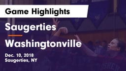 Saugerties  vs Washingtonville  Game Highlights - Dec. 10, 2018