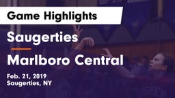 Saugerties  vs Marlboro Central  Game Highlights - Feb. 21, 2019