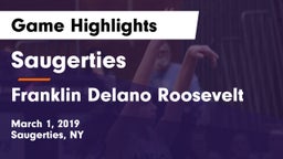Saugerties  vs Franklin Delano Roosevelt Game Highlights - March 1, 2019