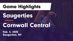 Saugerties  vs Cornwall Central  Game Highlights - Feb. 5, 2020