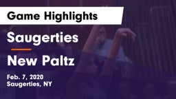 Saugerties  vs New Paltz  Game Highlights - Feb. 7, 2020