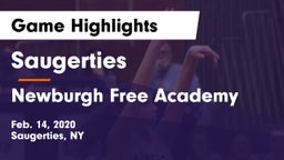 Saugerties  vs Newburgh Free Academy  Game Highlights - Feb. 14, 2020