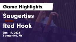 Saugerties  vs Red Hook  Game Highlights - Jan. 14, 2022