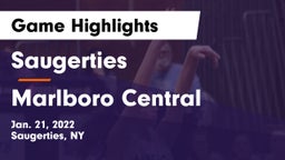 Saugerties  vs Marlboro Central  Game Highlights - Jan. 21, 2022