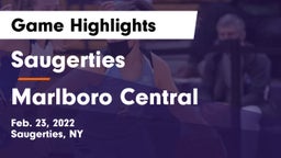 Saugerties  vs Marlboro Central  Game Highlights - Feb. 23, 2022