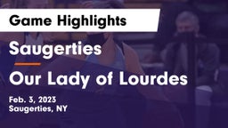 Saugerties  vs Our Lady of Lourdes  Game Highlights - Feb. 3, 2023