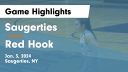 Saugerties  vs Red Hook  Game Highlights - Jan. 3, 2024