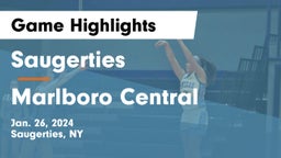 Saugerties  vs Marlboro Central  Game Highlights - Jan. 26, 2024
