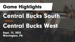 Central Bucks South  vs Central Bucks West  Game Highlights - Sept. 12, 2023