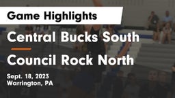 Central Bucks South  vs Council Rock North  Game Highlights - Sept. 18, 2023