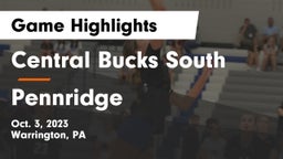 Central Bucks South  vs Pennridge  Game Highlights - Oct. 3, 2023