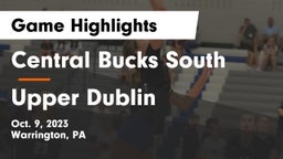 Central Bucks South  vs Upper Dublin  Game Highlights - Oct. 9, 2023