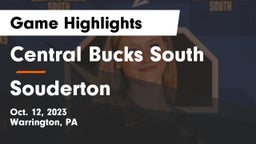 Central Bucks South  vs Souderton  Game Highlights - Oct. 12, 2023