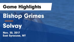 Bishop Grimes  vs Solvay Game Highlights - Nov. 30, 2017