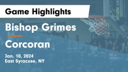 Bishop Grimes  vs Corcoran  Game Highlights - Jan. 10, 2024