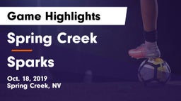 Spring Creek  vs Sparks Game Highlights - Oct. 18, 2019