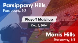 Matchup: Parsippany Hills vs. Morris Hills  2016