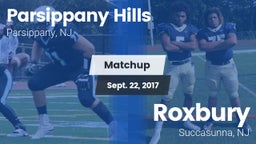 Matchup: Parsippany Hills vs. Roxbury  2017