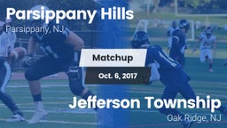 Matchup: Parsippany Hills vs. Jefferson Township  2017