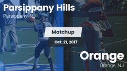Matchup: Parsippany Hills vs. Orange  2017