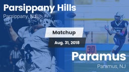 Matchup: Parsippany Hills vs. Paramus  2018