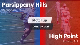Matchup: Parsippany Hills vs. High Point  2018