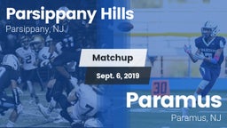 Matchup: Parsippany Hills vs. Paramus  2019
