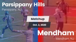 Matchup: Parsippany Hills vs. Mendham  2020