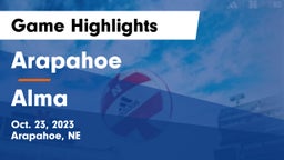 Arapahoe  vs Alma  Game Highlights - Oct. 23, 2023