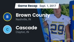 Recap: Brown County  vs. Cascade  2017