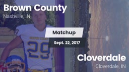 Matchup: Brown County High vs. Cloverdale  2017