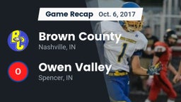 Recap: Brown County  vs. Owen Valley  2017
