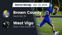 Recap: Brown County  vs. West Vigo  2018