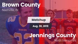 Matchup: Brown County High vs. Jennings County  2019
