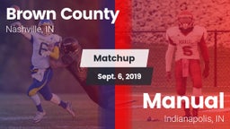Matchup: Brown County High vs. Manual  2019