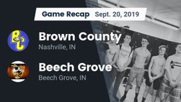 Recap: Brown County  vs. Beech Grove  2019