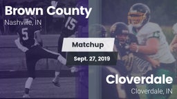 Matchup: Brown County High vs. Cloverdale  2019