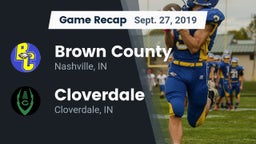 Recap: Brown County  vs. Cloverdale  2019