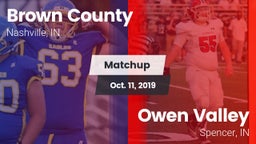 Matchup: Brown County High vs. Owen Valley  2019