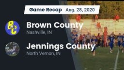 Recap: Brown County  vs. Jennings County  2020