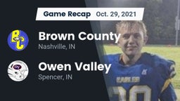 Recap: Brown County  vs. Owen Valley  2021