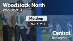 Matchup: Woodstock North vs. Central  2016