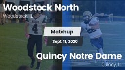 Matchup: Woodstock North vs. Quincy Notre Dame 2020