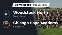 Recap: Woodstock North  vs. Chicago Hope Academy  2022
