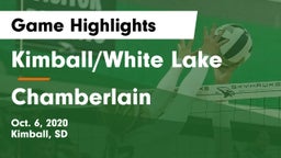 Kimball/White Lake  vs Chamberlain  Game Highlights - Oct. 6, 2020