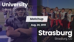 Matchup: University High vs. Strasburg  2018