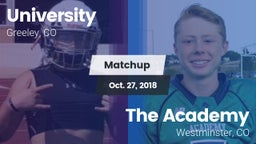 Matchup: University High vs. The Academy 2018