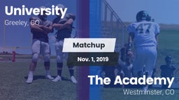 Matchup: University High vs. The Academy 2019